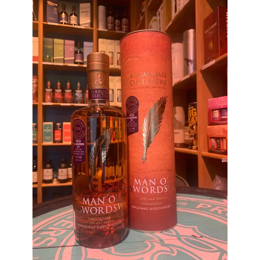Annandale Man O’Words 2016 #Cask160 - Single Malt Whisky