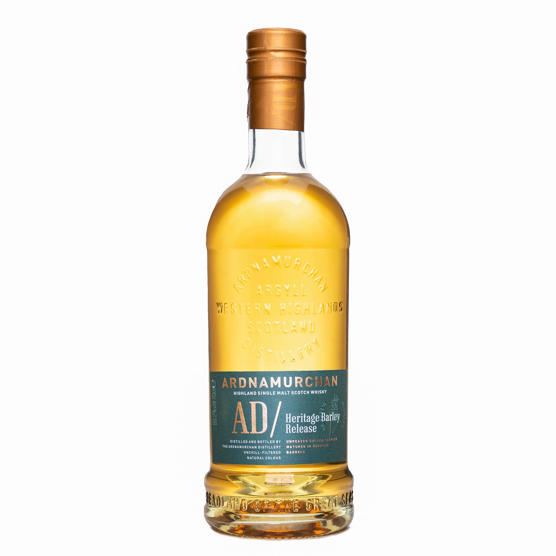 Ardnamurchan, AD/Heritage Barley Release - Single Malt Whisky, 70cl