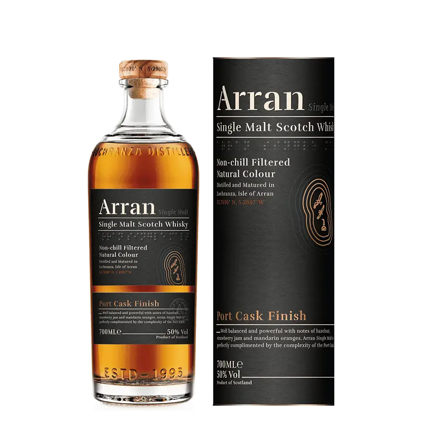 Arran シングルモルトスコッチウイスキー ポートカスク アラン ポートカスク ロックランザ蒸溜所の通信販売 スコッチ