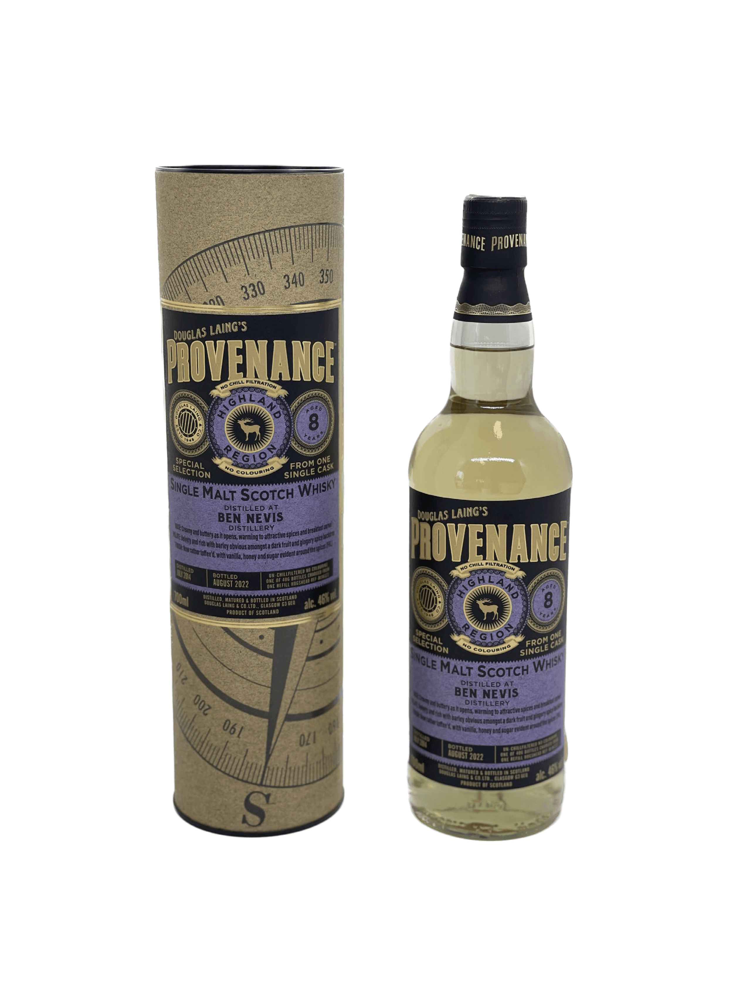 Ben Nevis 8, Provenance (Douglas Laing) Whisky