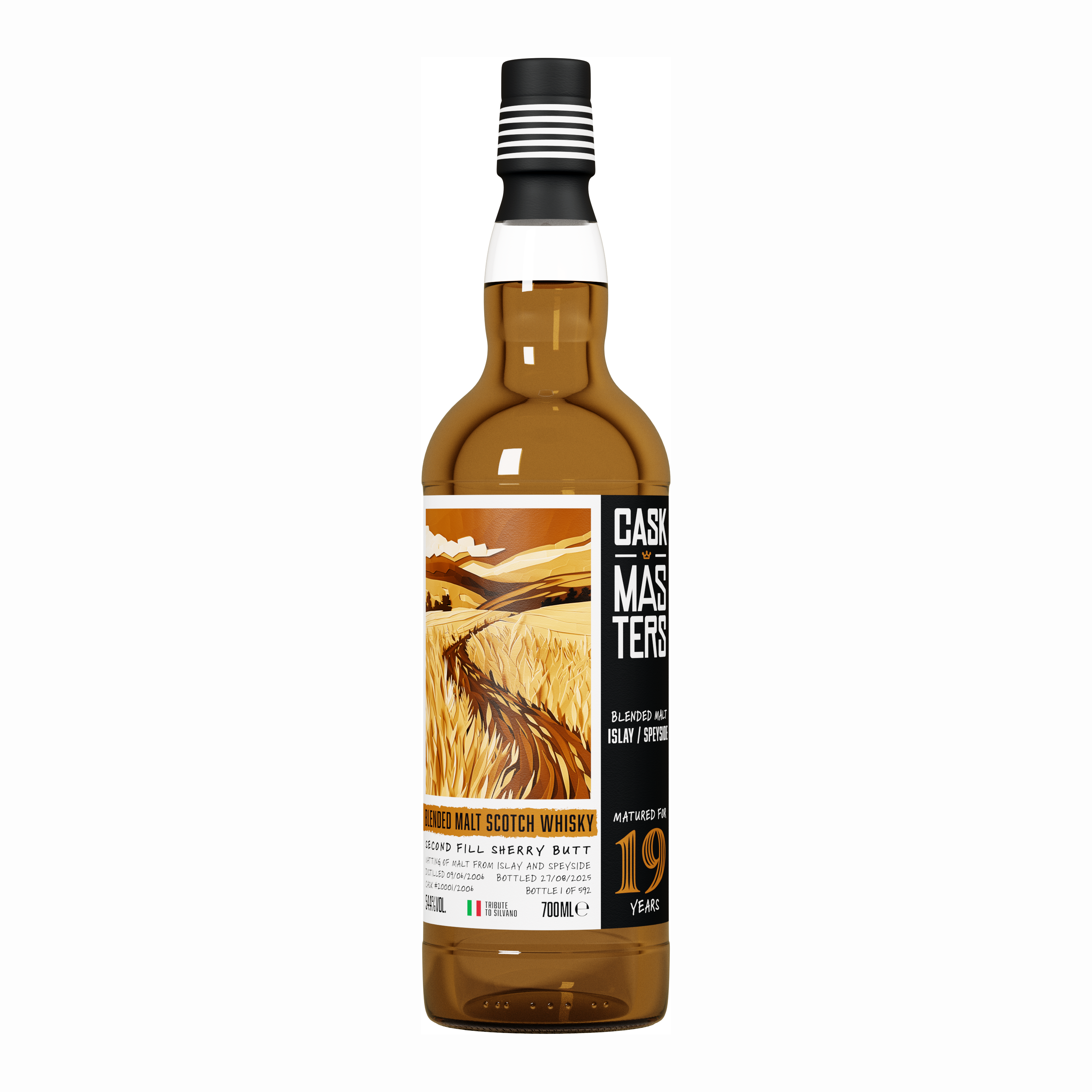 Brave New Spirits, Cask Master Distiller's Cut, Blended Malt Whisky 19, Single Cask, 70cl