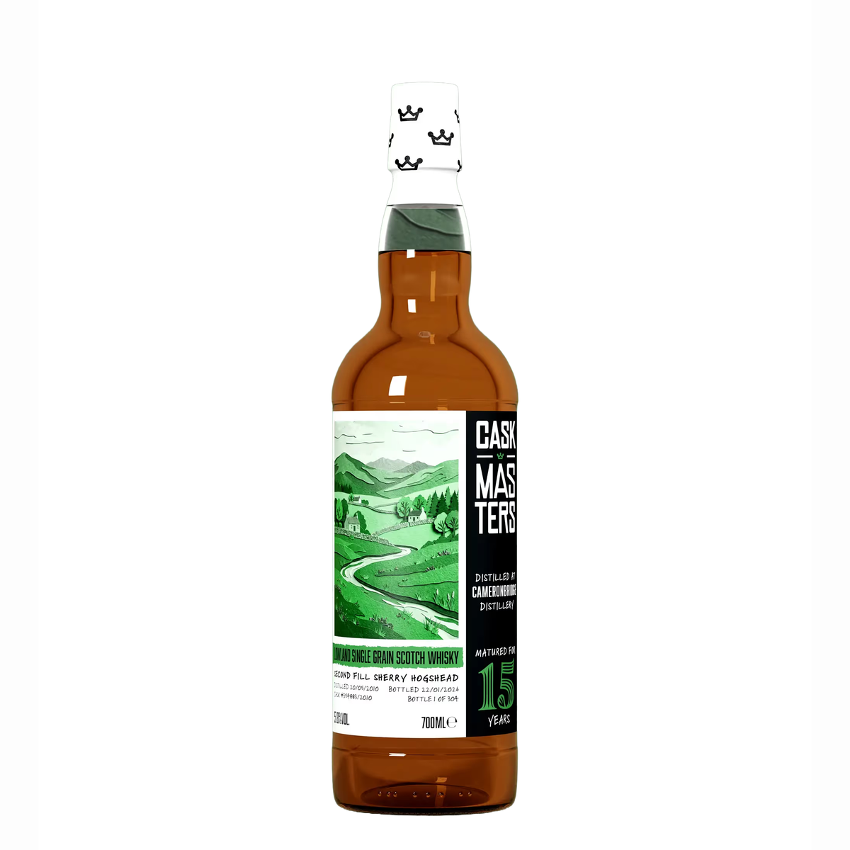 Brave New Spirits, Cask Master Golden Proof Cameronbridge 15, Single Malt Whisky, Single Cask, 70cl