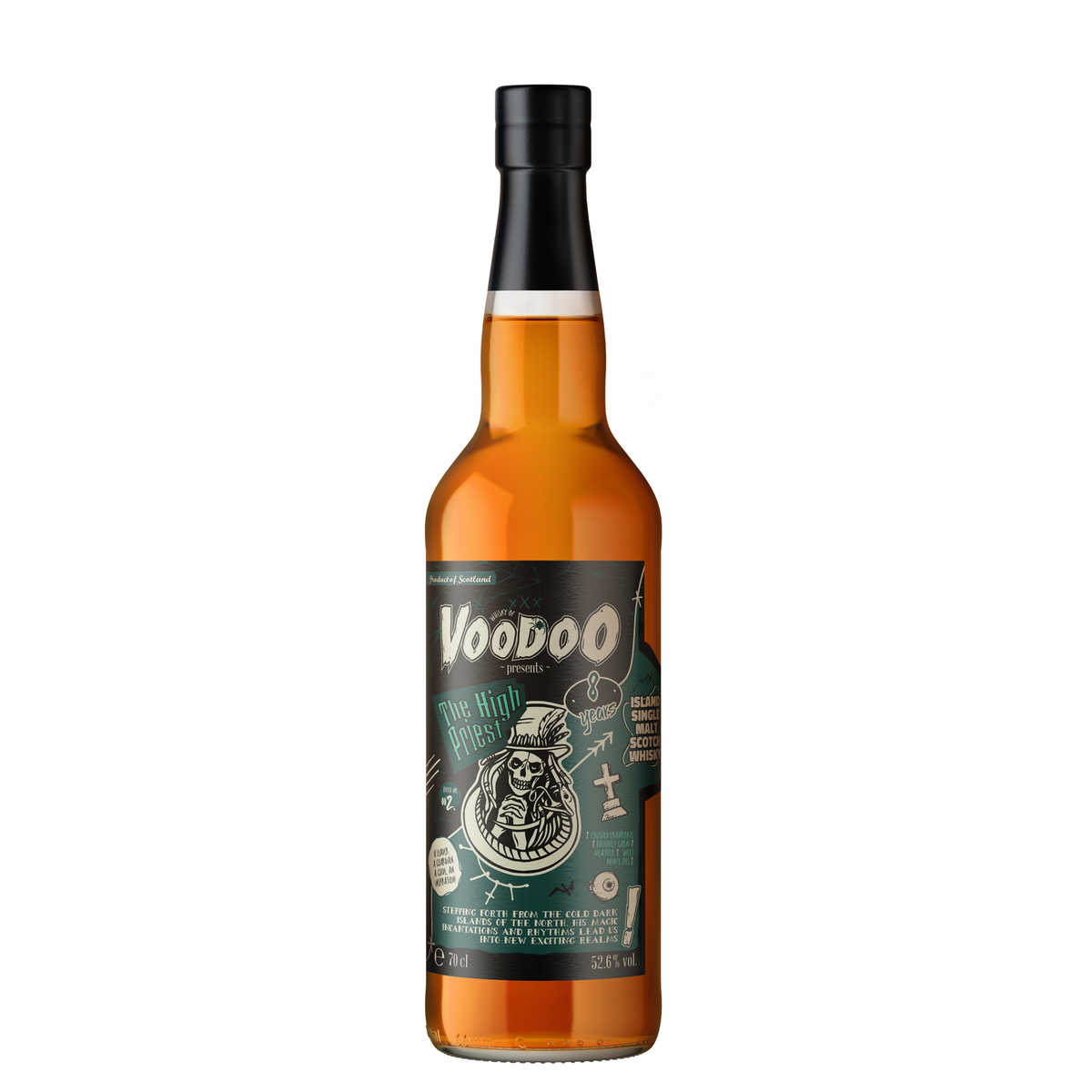 Brave New Spirits, Whisky of Voodoo - The High Priest, Orkney 8 Single Malt Whisky, Single Cask, 70cl