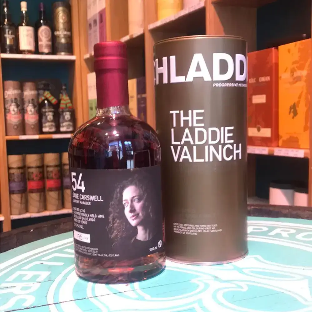Bruichladdich Valinch #54 Jane Carswell 10 year old Single Malt Whisky 70cl