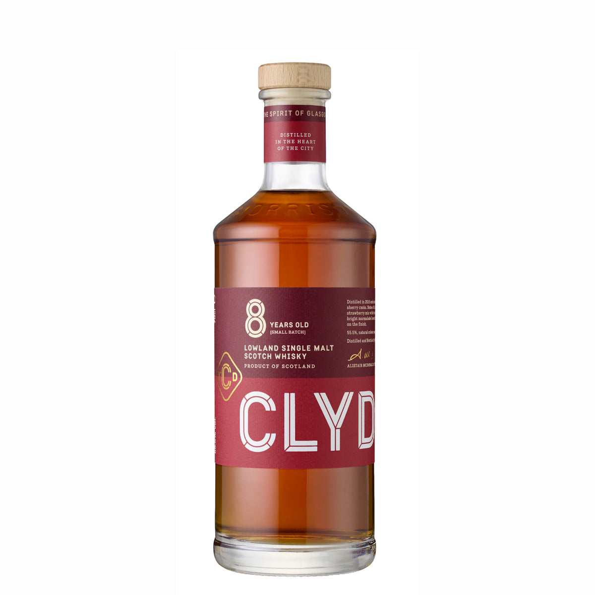 Clydeside Distillery, 8 Year Old Small Batch - Single Malt Whisky, 70cl