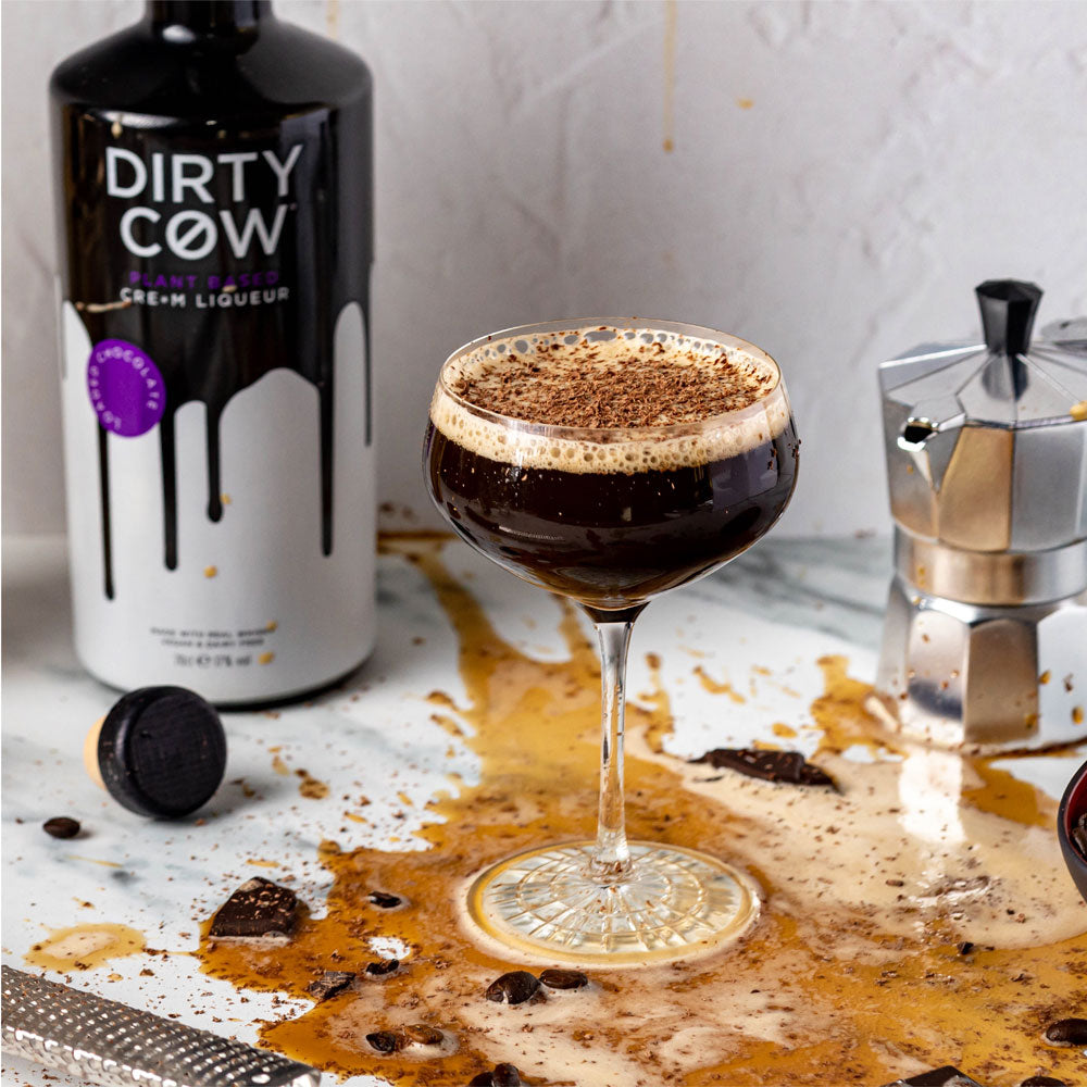 Dirty Cow, Loaded Chocolate Plant Based Cre*m Liqueur, 70cl - gluten free, dairy free, vegan, free from the 14 major allergens