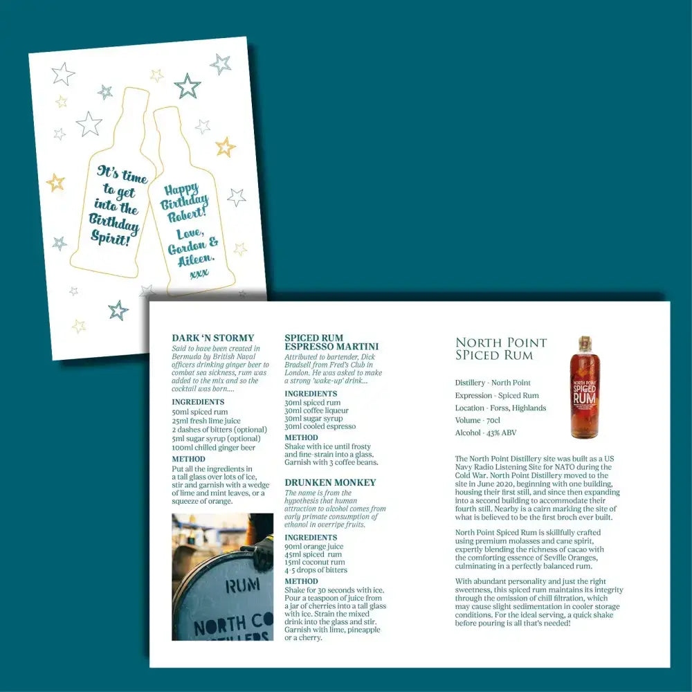 Hamper Gift Wrap with Personalised Tasting Booklet - Wrapping