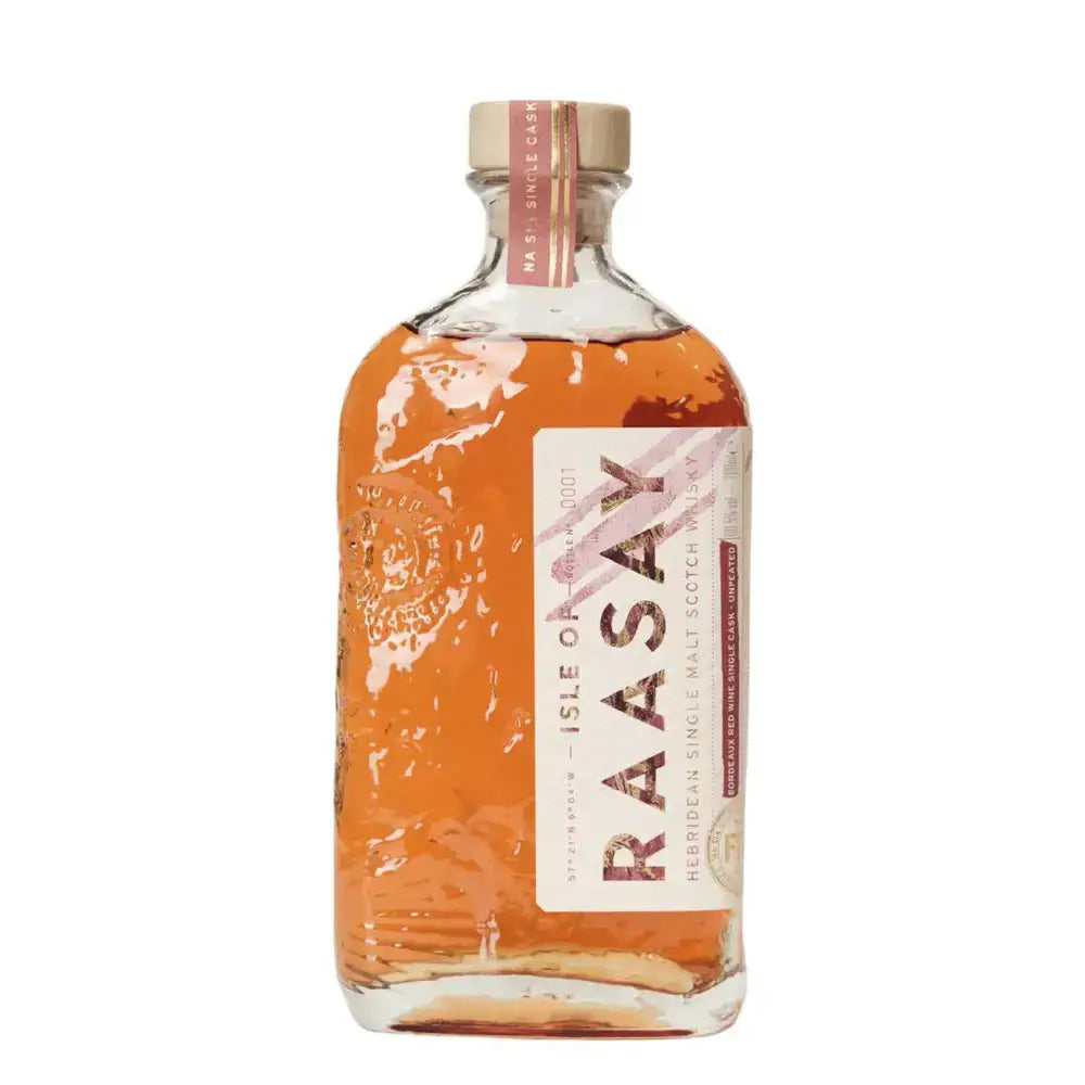 Isle of Raasay Whisky 5 Year Single Cask Peated Na Sia Ex Bordeaux Red Wine Malt 70cl