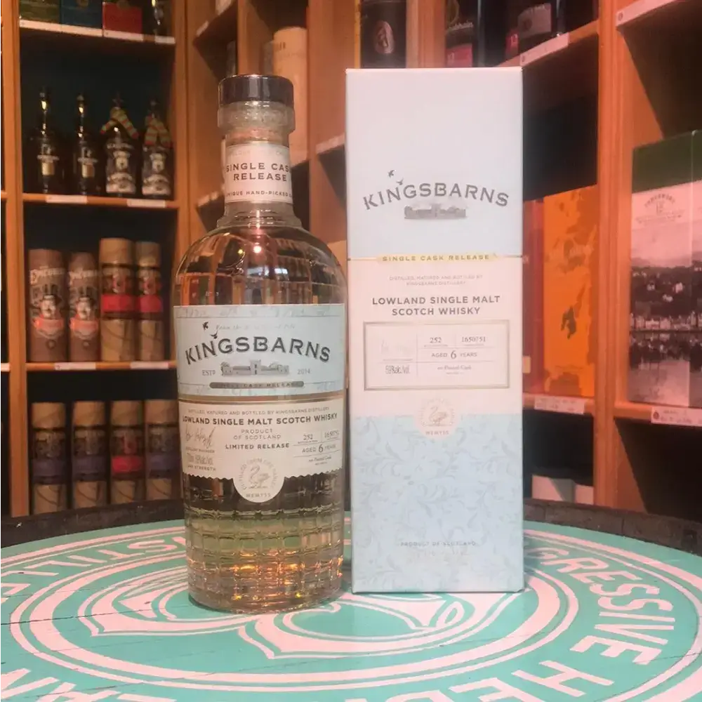 Kingsbarns Single Cask 1650751 6 years ex Peated Whisky Malt 70cl