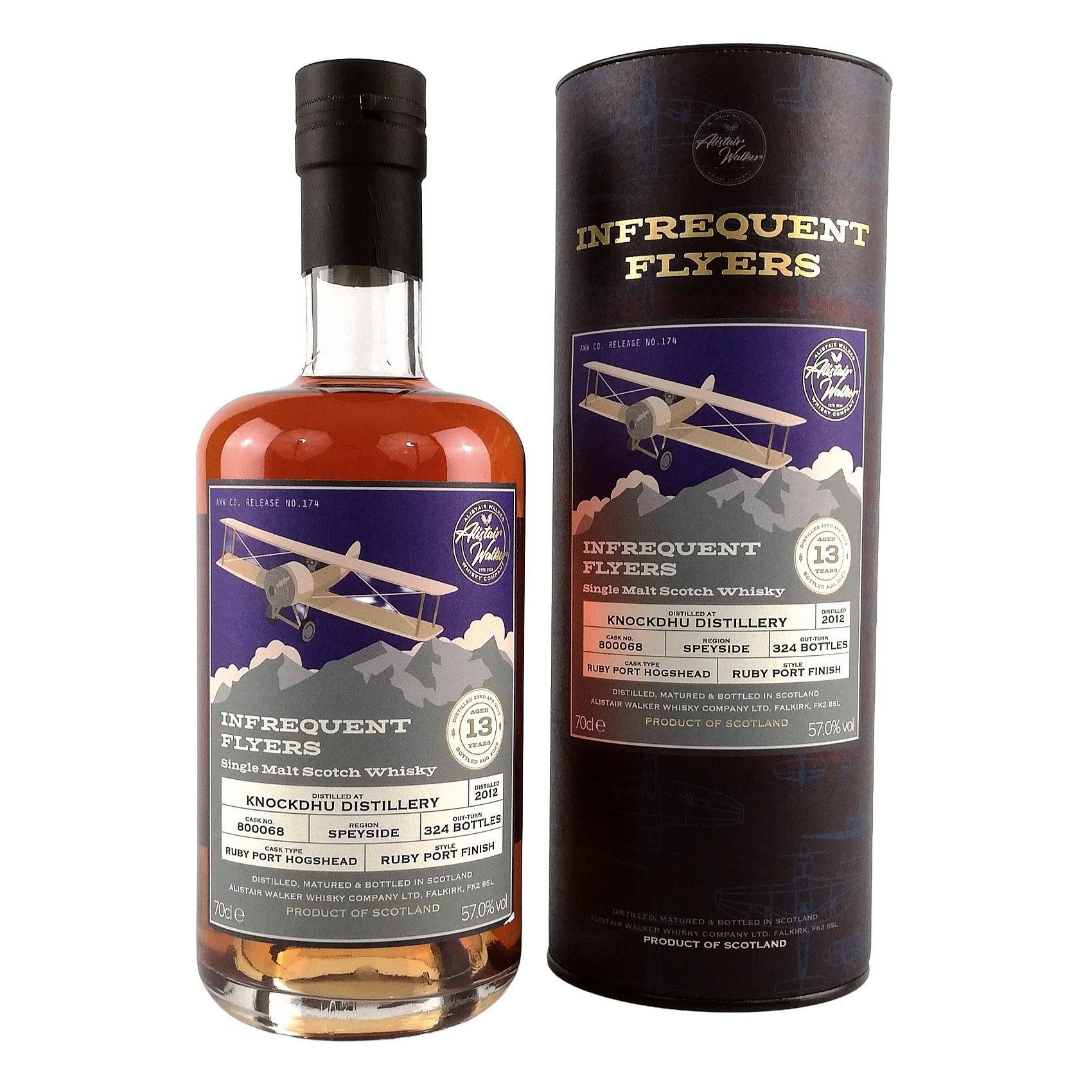 Knockdhu 2012, 13 years, #Cask 800068 - Single Malt Whisky, 70cl - Infrequent Flyers