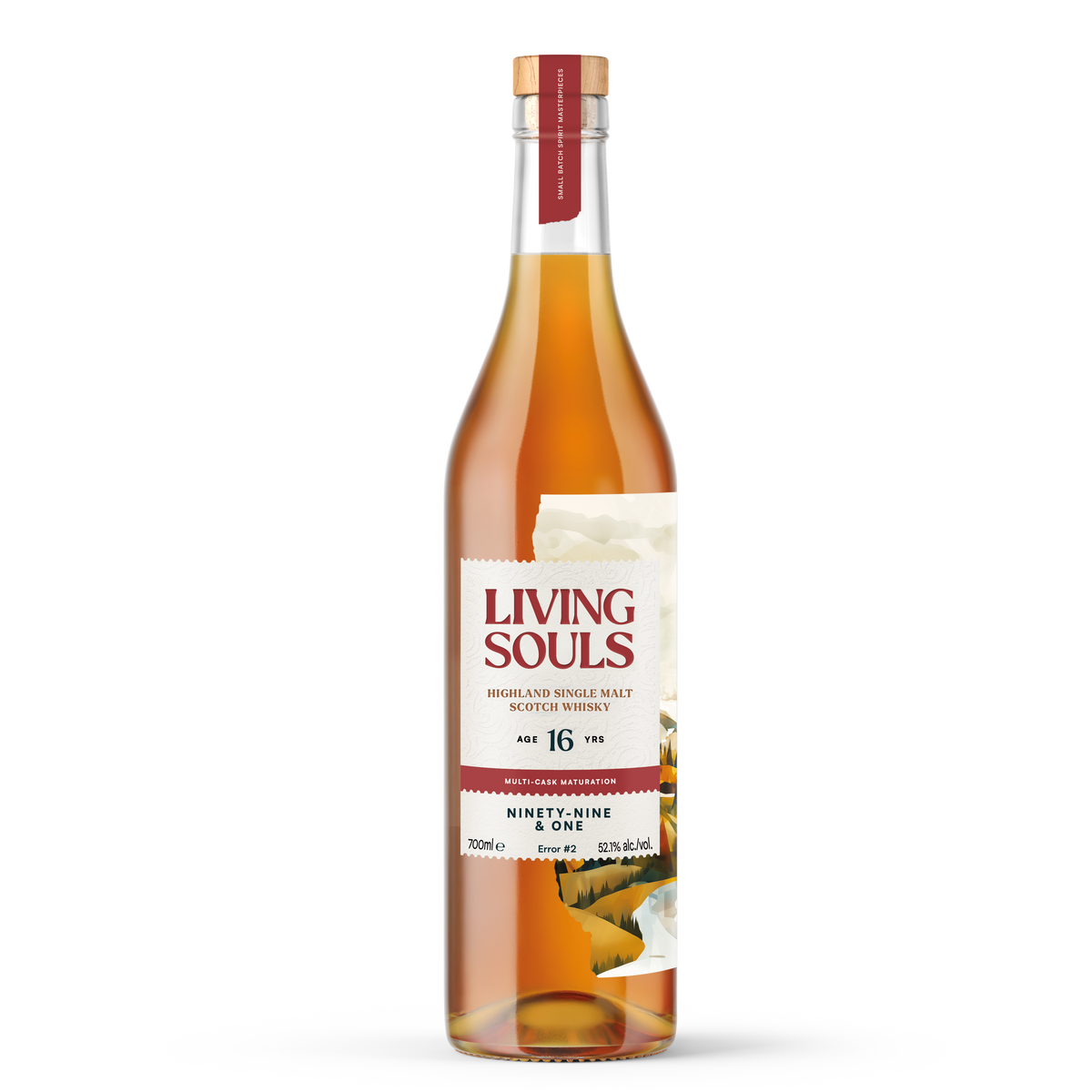 Living Souls, 99&1 (error #2) - Single Malt Whisky, 70cl