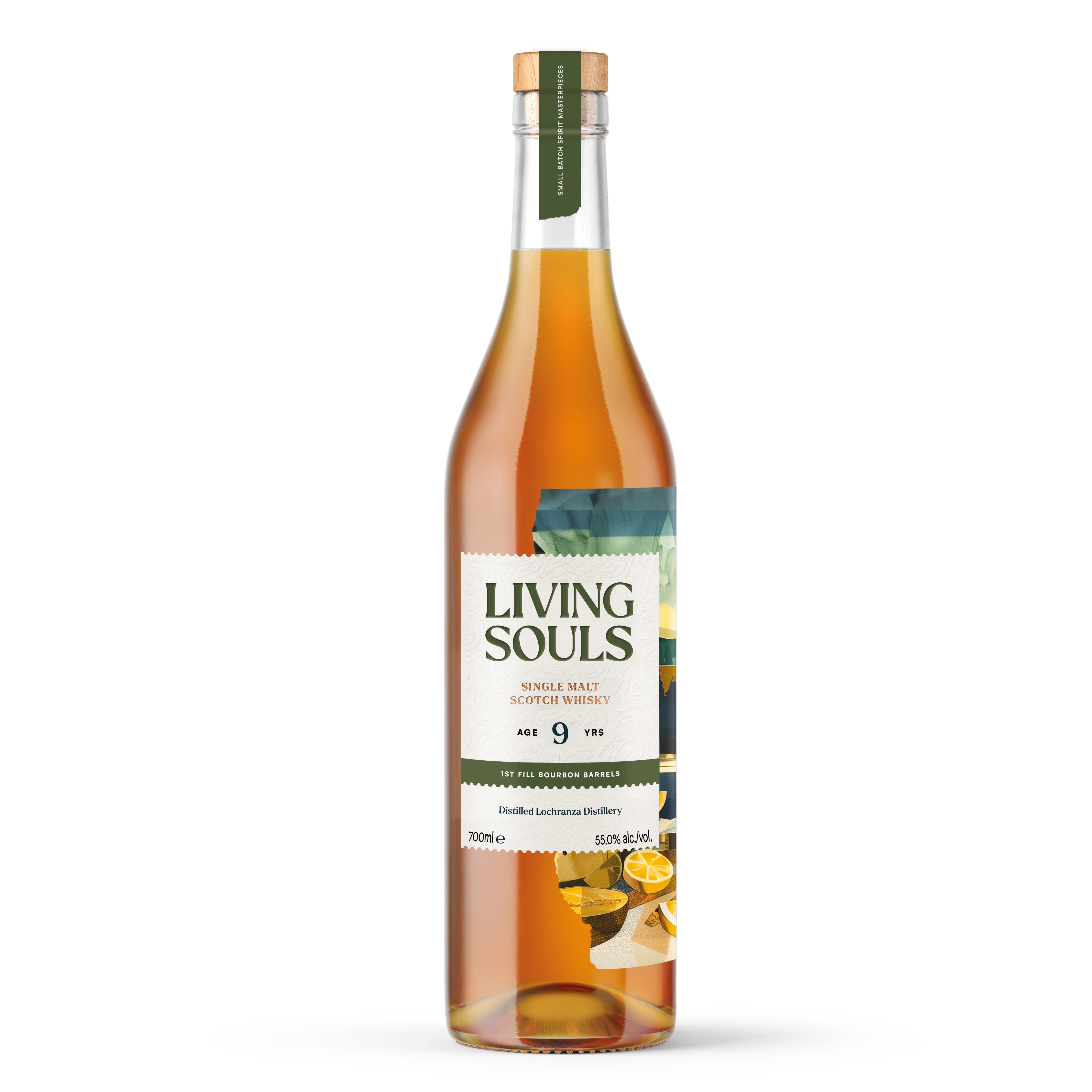 Living Souls, Lochranza (Arran peated) 9 - Single Malt Whisky, 70cl