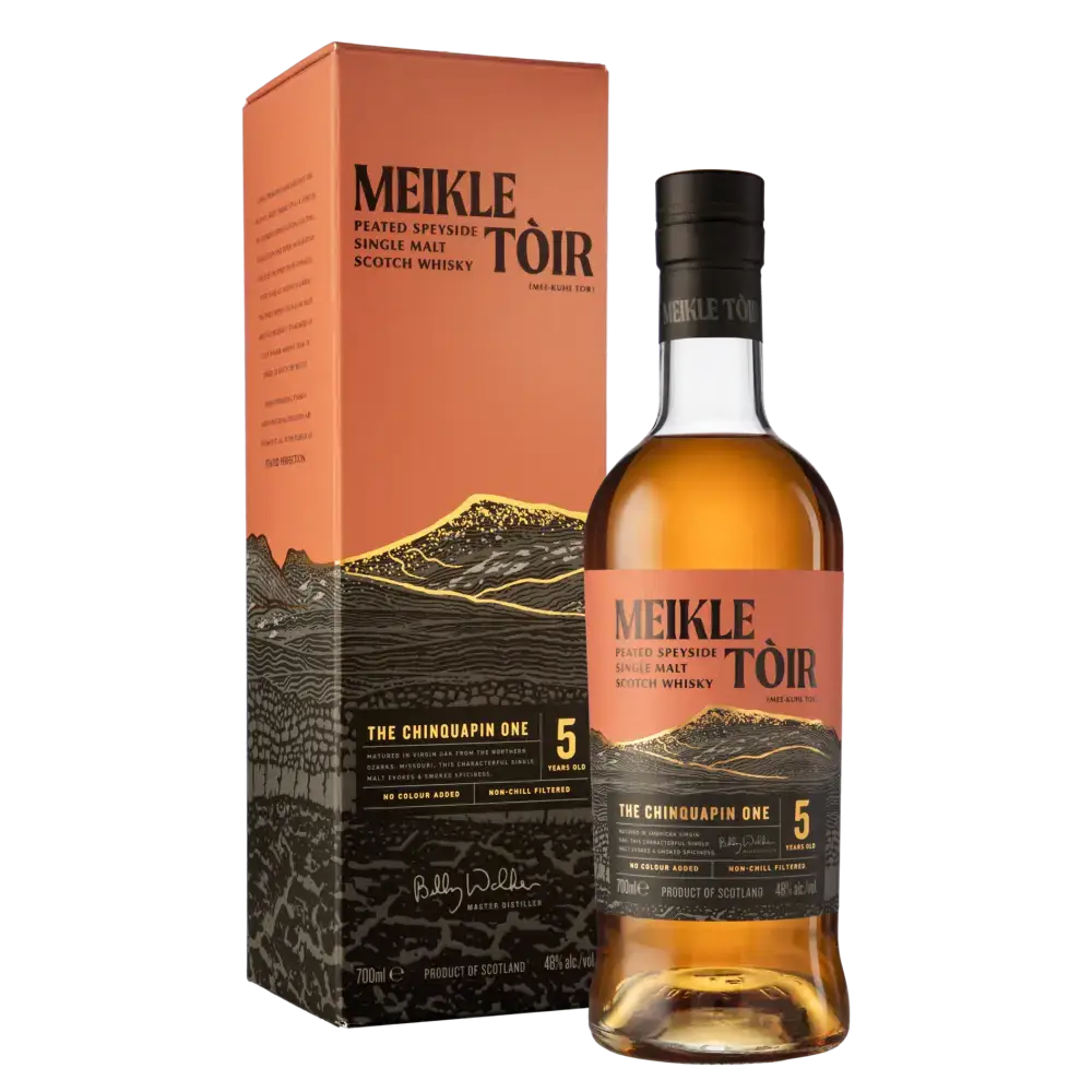Meikle Tòir - The Chinquapin One Peated Single Malt Whisky - 70cl