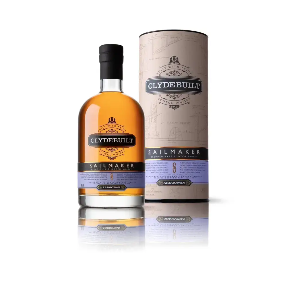 Ardgowan Clydebuilt Sailmaker Whisky Blended Malt - 70cl