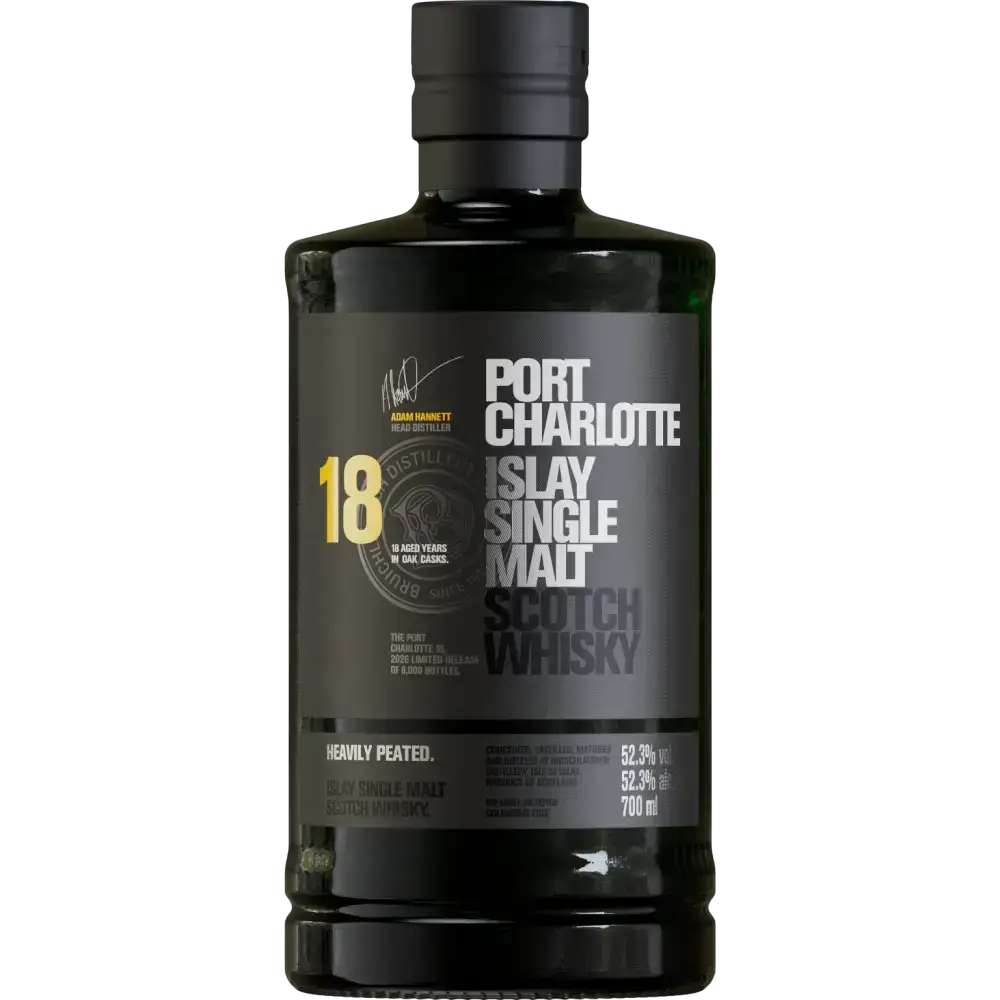 Bruichladdich Port Charlotte 18 - Single Malt Whisky 70cl