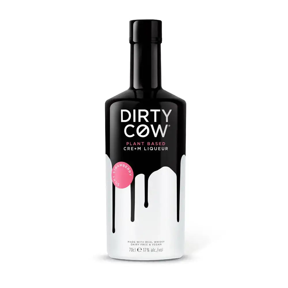 Dirty Cow Silky Strawberry Plant Based Cre*m Liqueur 70cl - gluten free dairy vegan from the 14 major allergens (Copy)