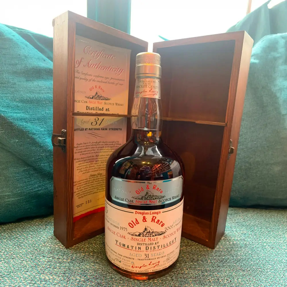 Douglas Laing Old & Rare – Platinum Selection Tomatin 31 Year Single Cask Malt Whisky 70cl