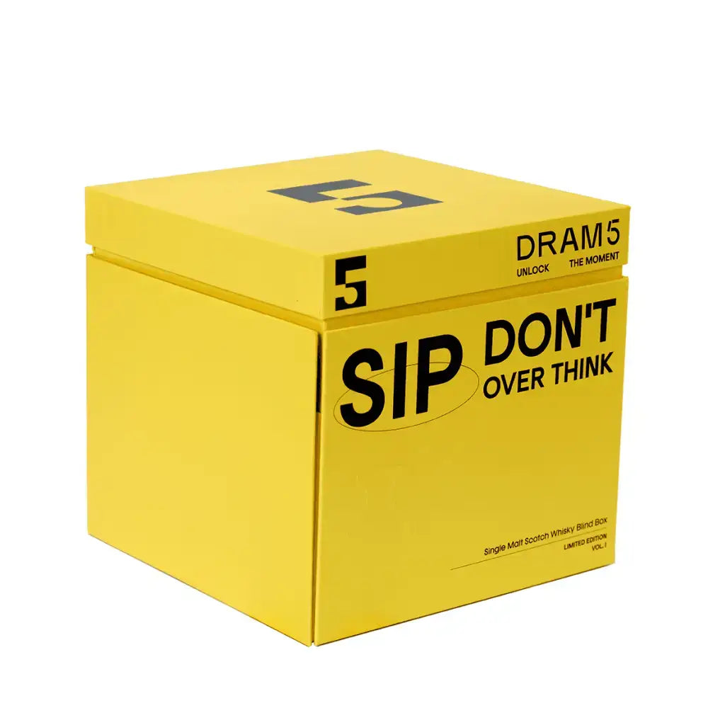 Dram5 BlindBox 5 x 50ml mystery gift set single cask malt whisky - Single Malt Whisky - 20cl