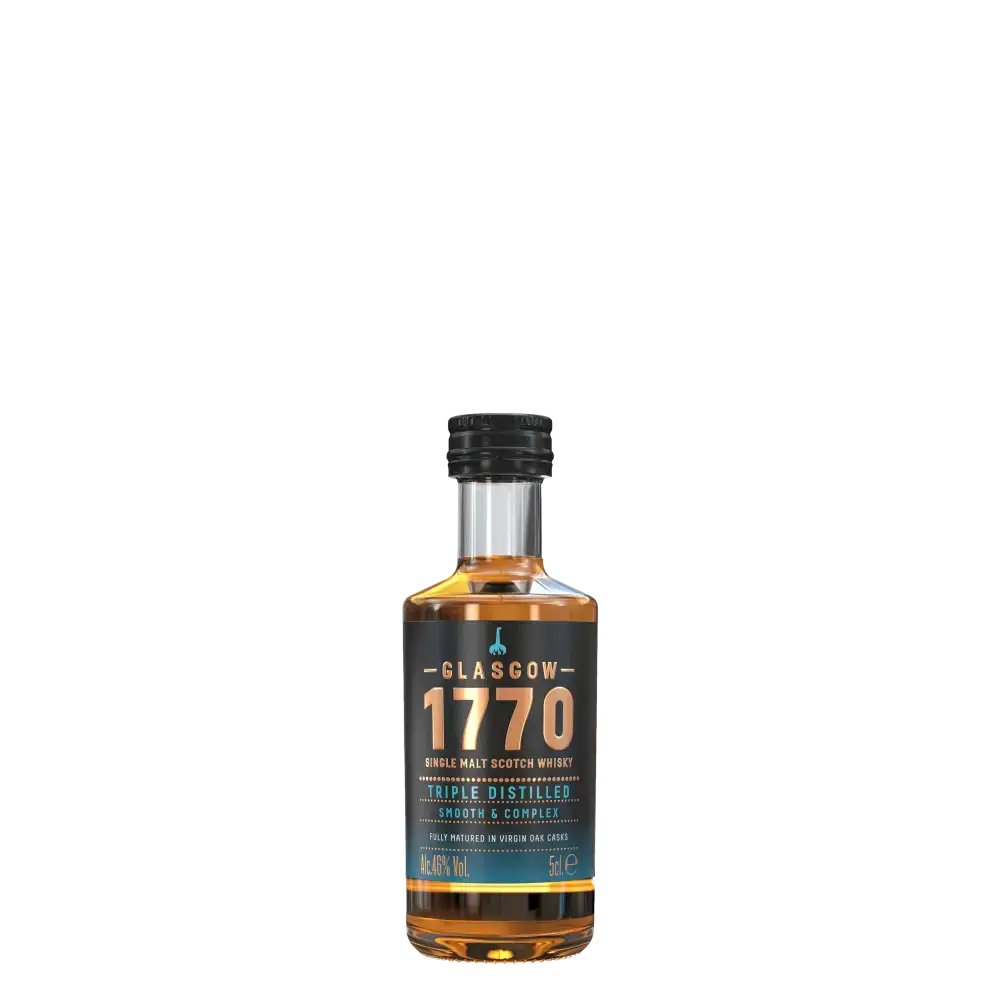 Glasgow 1770 Triple Distilled - Single Malt Whisky 5cl Miniature - miniature