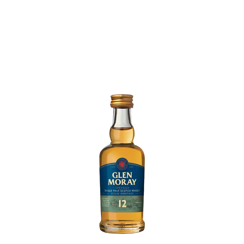 Glen Moray 12 - Single Malt Whisky 5cl Miniature - miniature