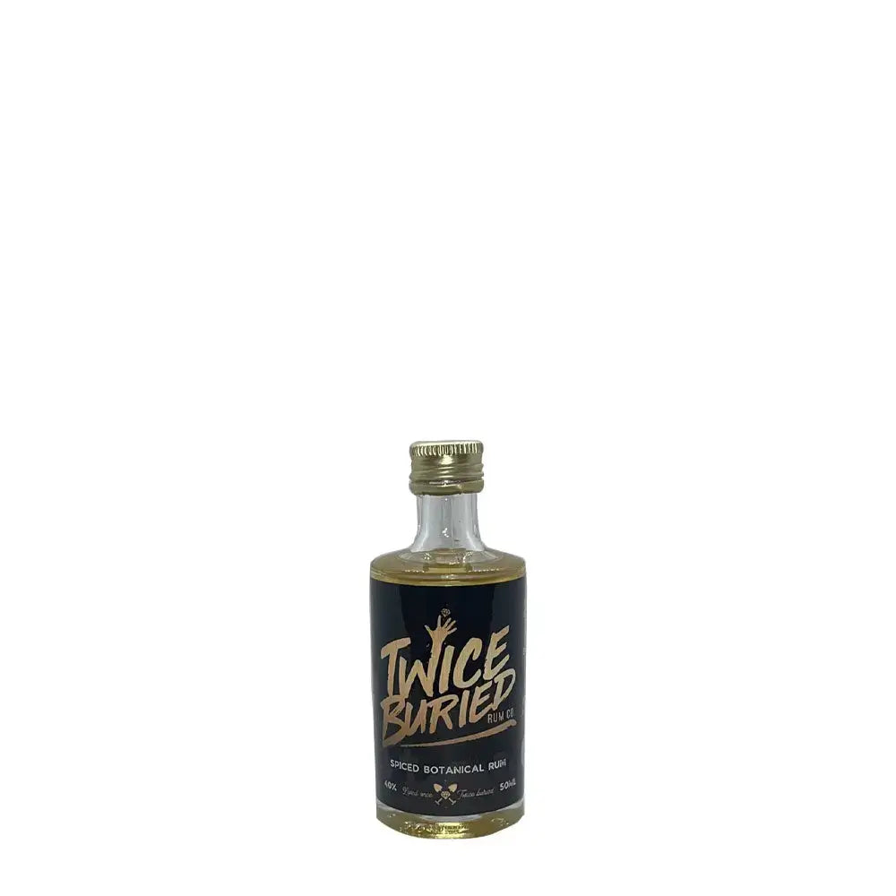 Twice Buried Spiced Botanical Rum 5cl Miniature - miniature