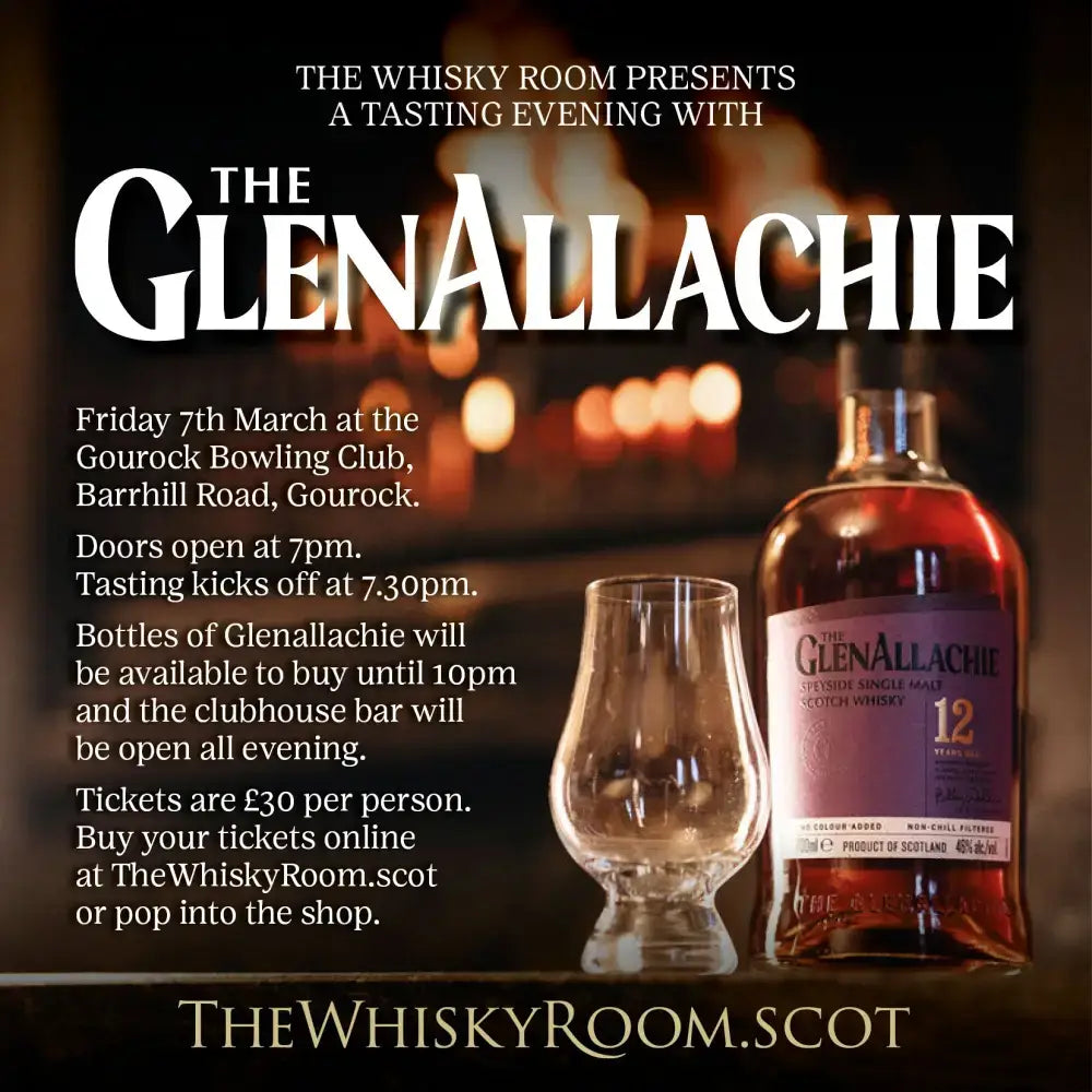 2025 - Whisky Tasting Event Friday 7th March with The Glenallachie - Tickets