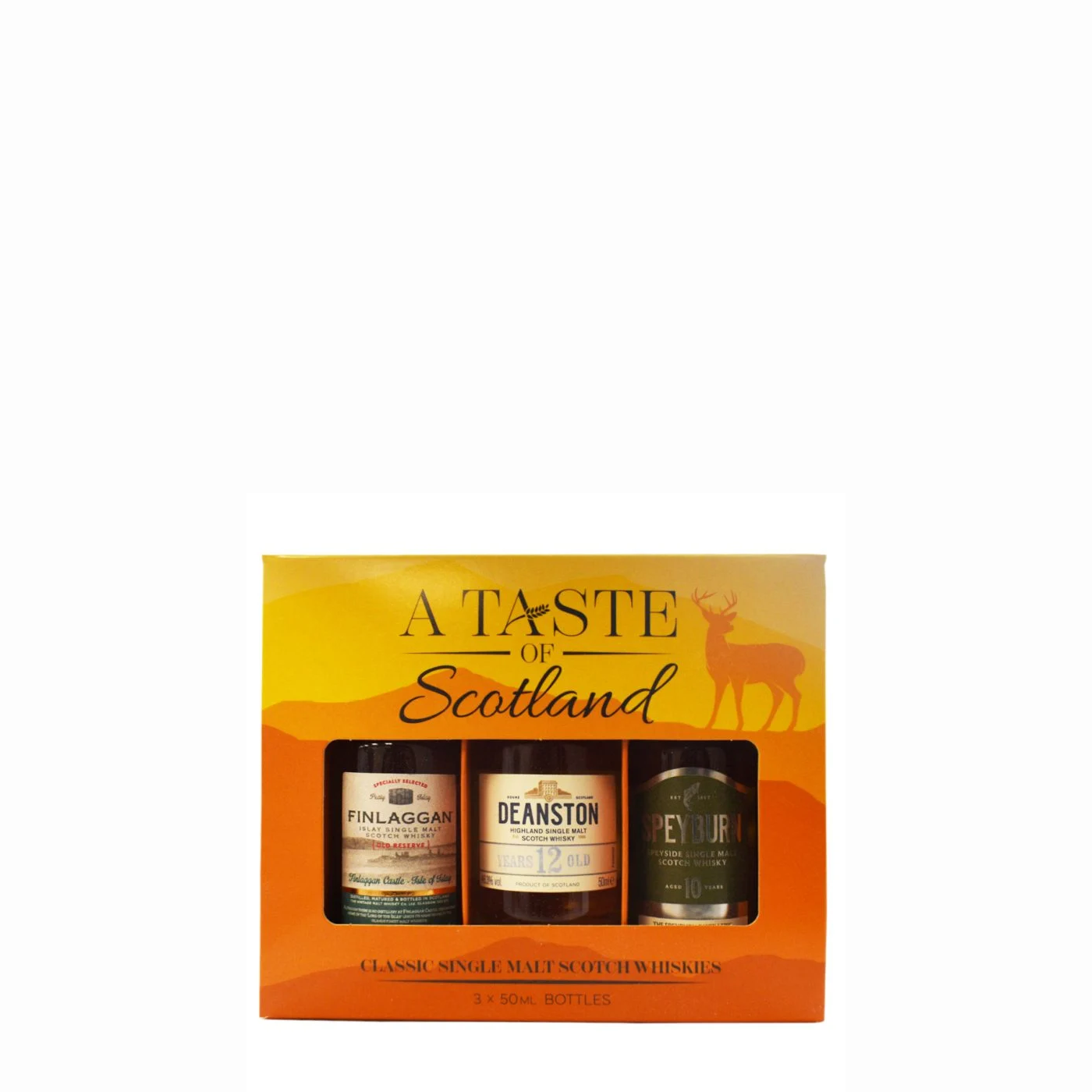 A Taste of Scotland Gift Pack - 3x5cl Single Malt Whisky