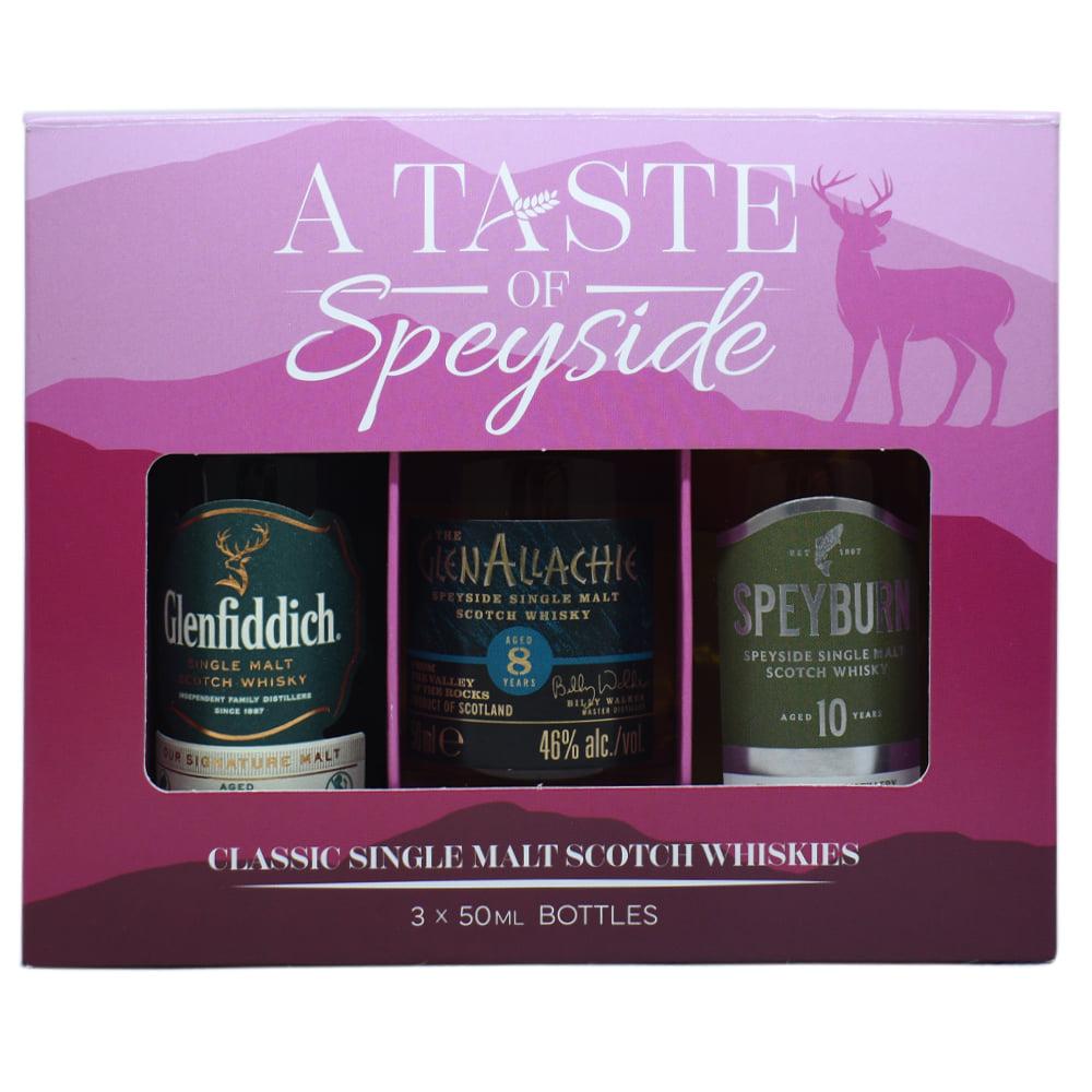 Paquete de regalo A Taste of Speyside - Whisky de pura malta 3x5cl