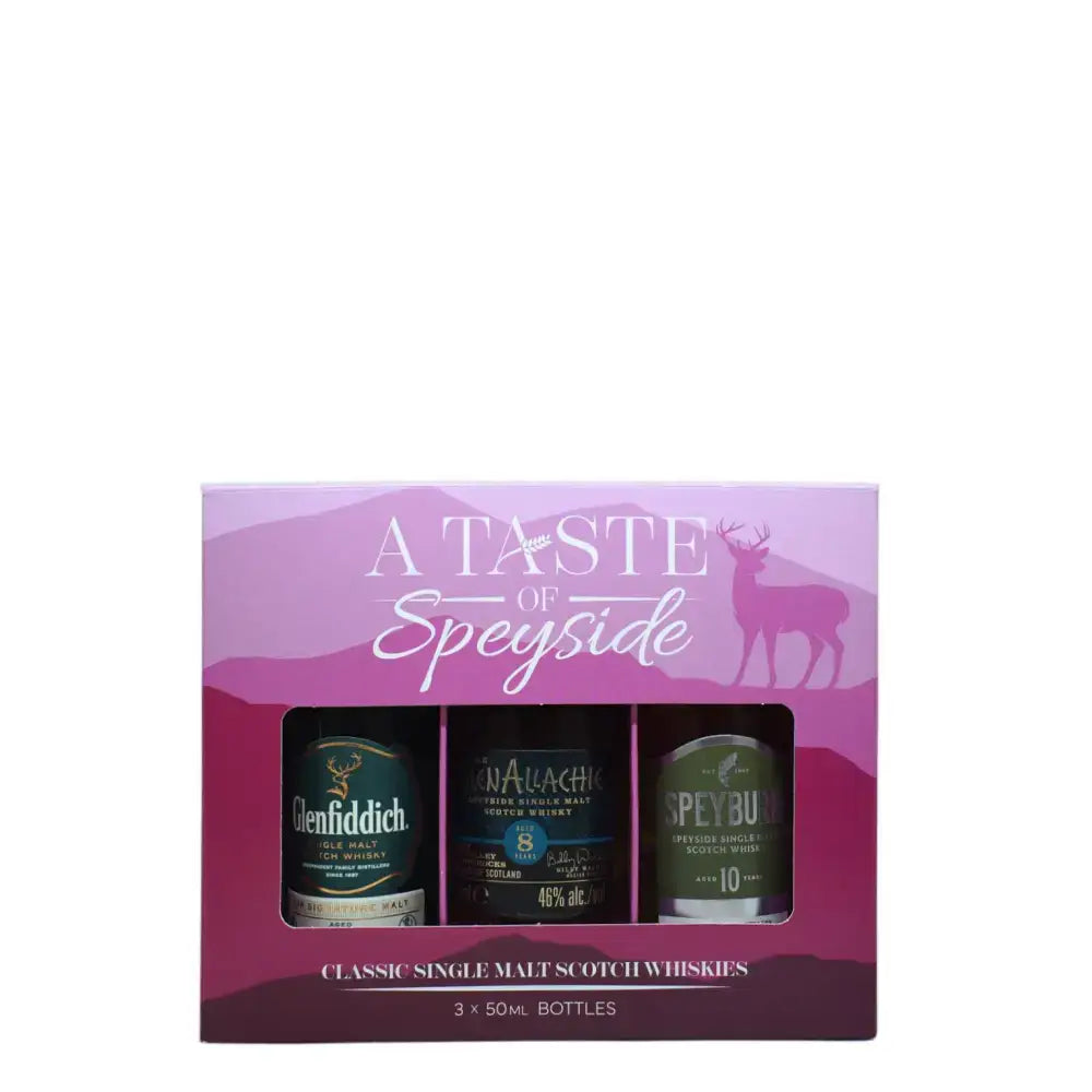 A Taste of Speyside Gift Pack - 3x5cl Single Malt Whisky - gift pack