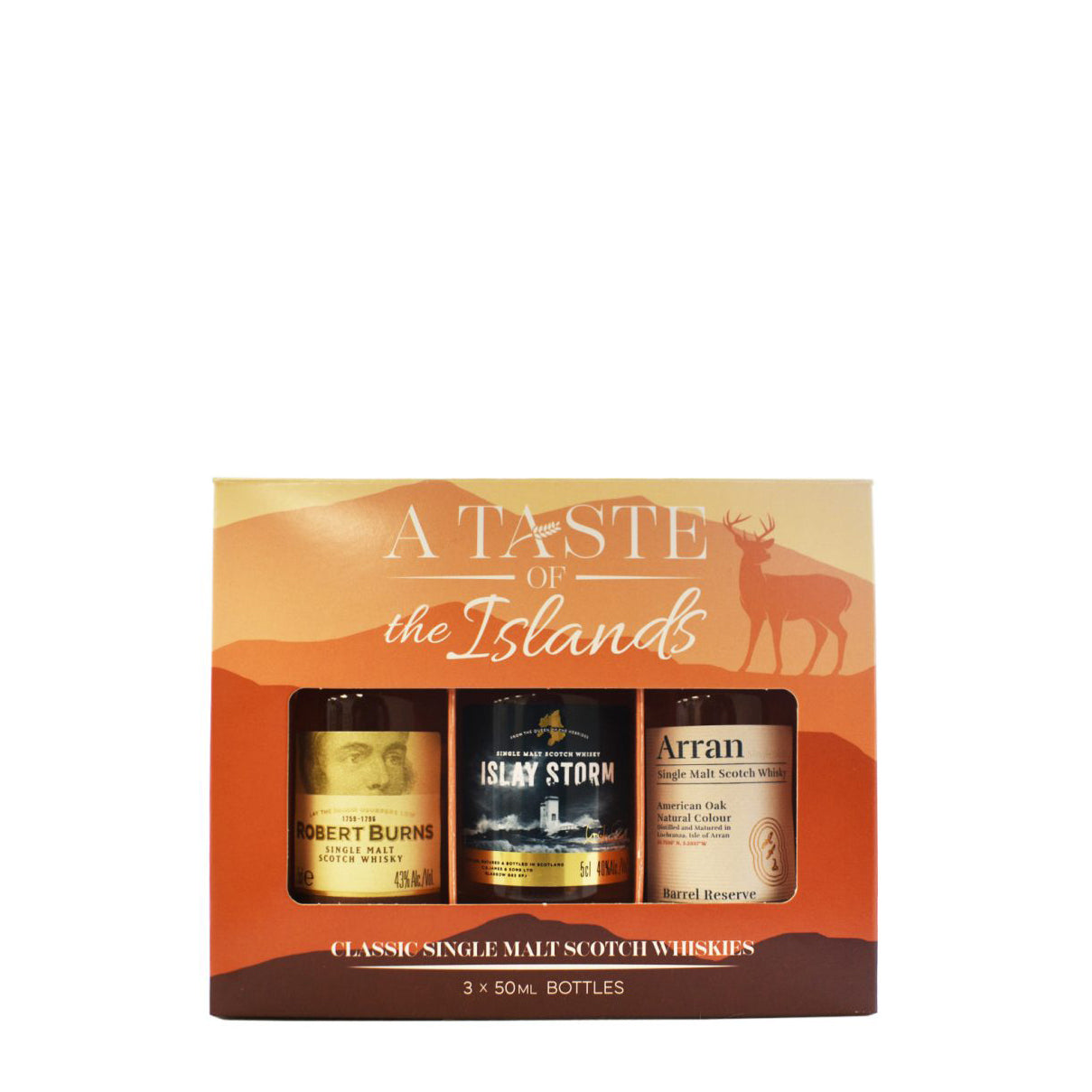 A Taste of the Islands Gift Pack - 3x5cl Single Malt Whisky | Buy From Scotland