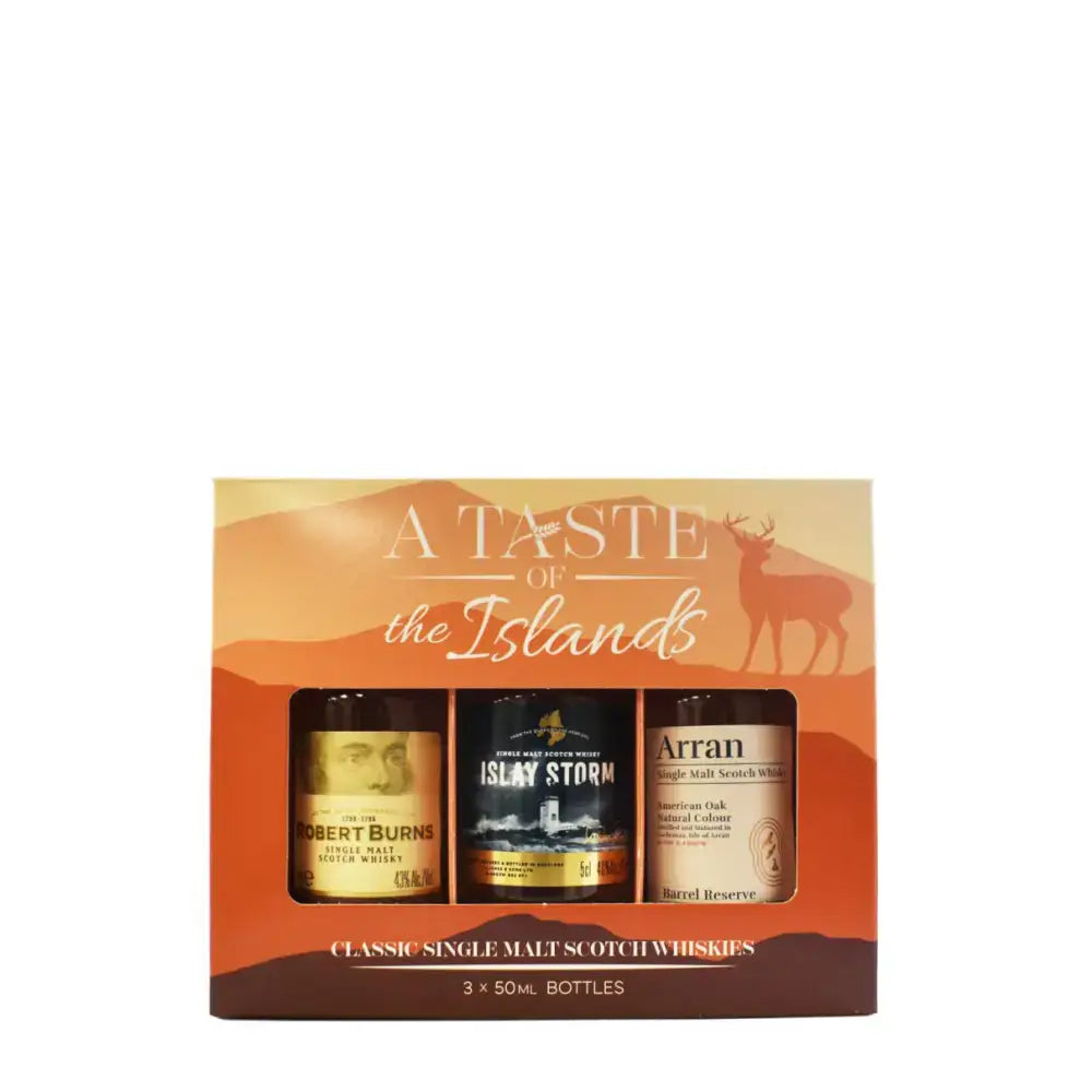 A Taste of the Islands Gift Pack - 3x5cl Single Malt Whisky - gift pack