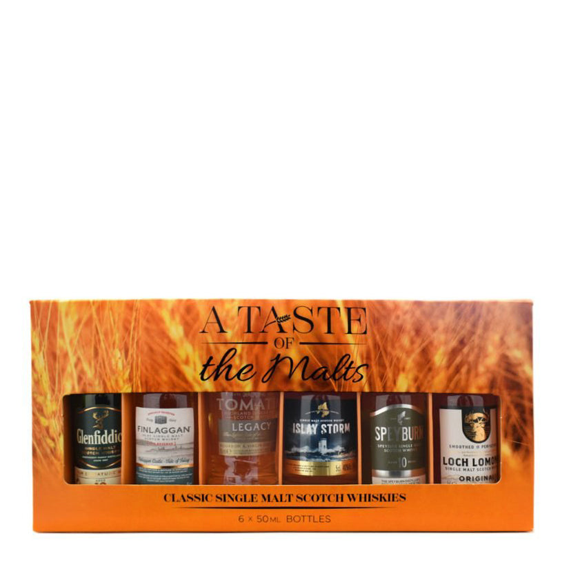 A Taste of the Malts Gift Pack - 6x5cl Single Malt Whisky | Buy From Scotland