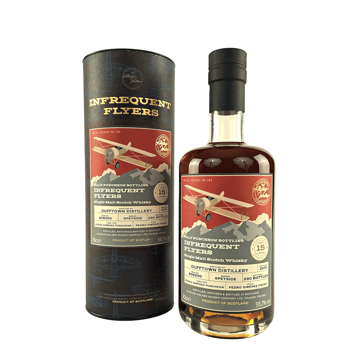 Dufftown 15 years, Release #183 - Single Malt Whisky, 70cl - Infrequent Flyers