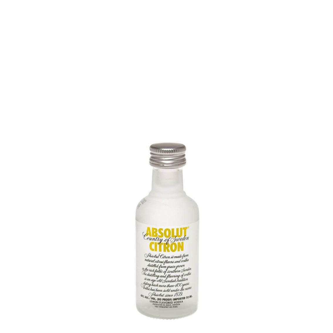 Absolut Citron Vodka, 5cl - Miniature | Buy From Scotland