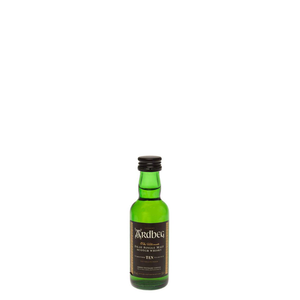 Ardbeg 10, Single Islay Malt Whisky, 5cl - Miniature