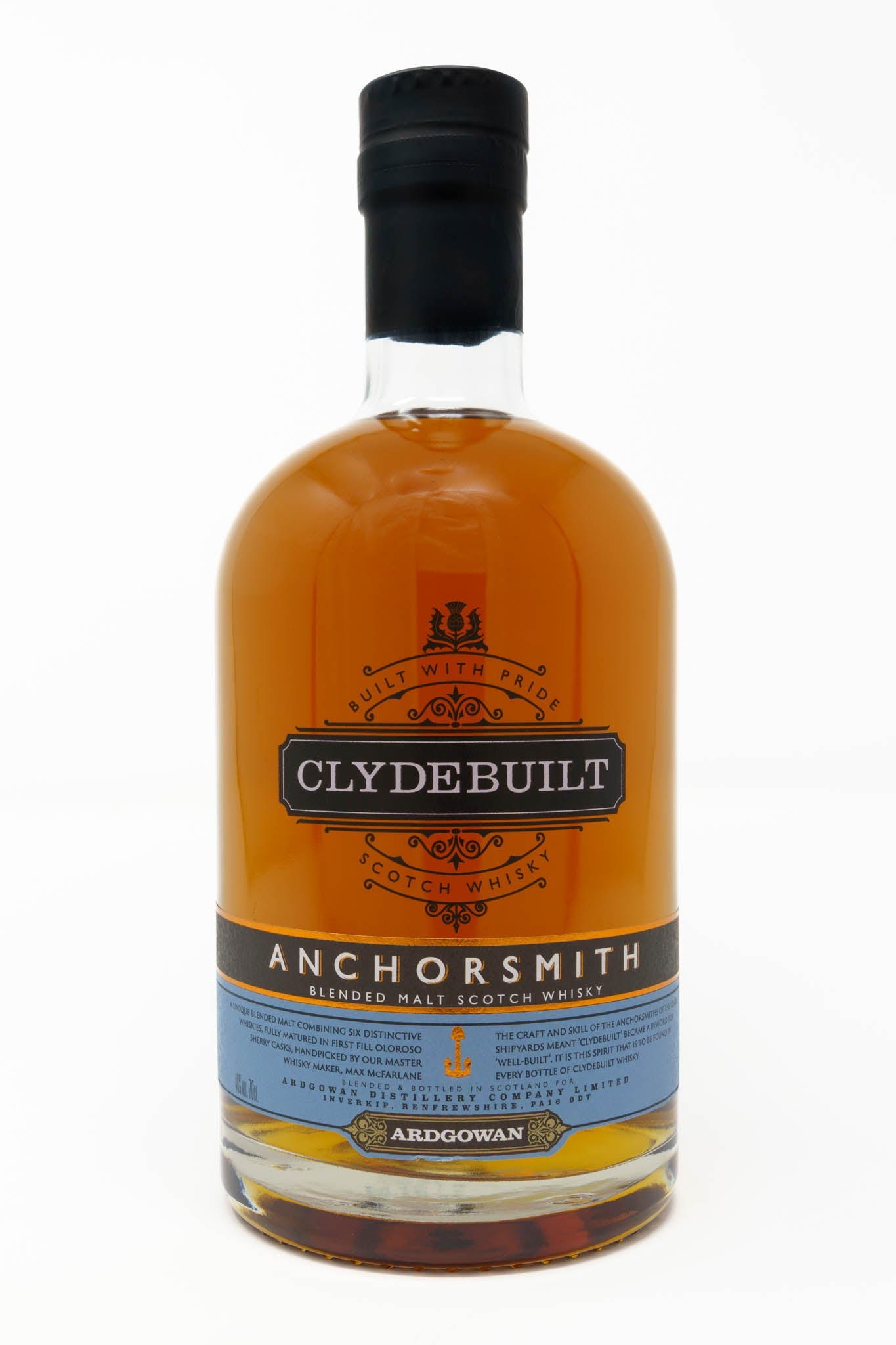 Ardgowan, serie Clydebuilt - Whisky de malta mezclado Anchorsmith 