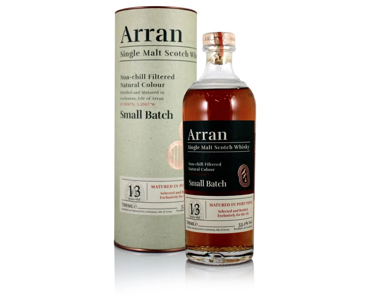 Arran 13, Small Batch, Matured in Port Pipes, Single Malt Whisky