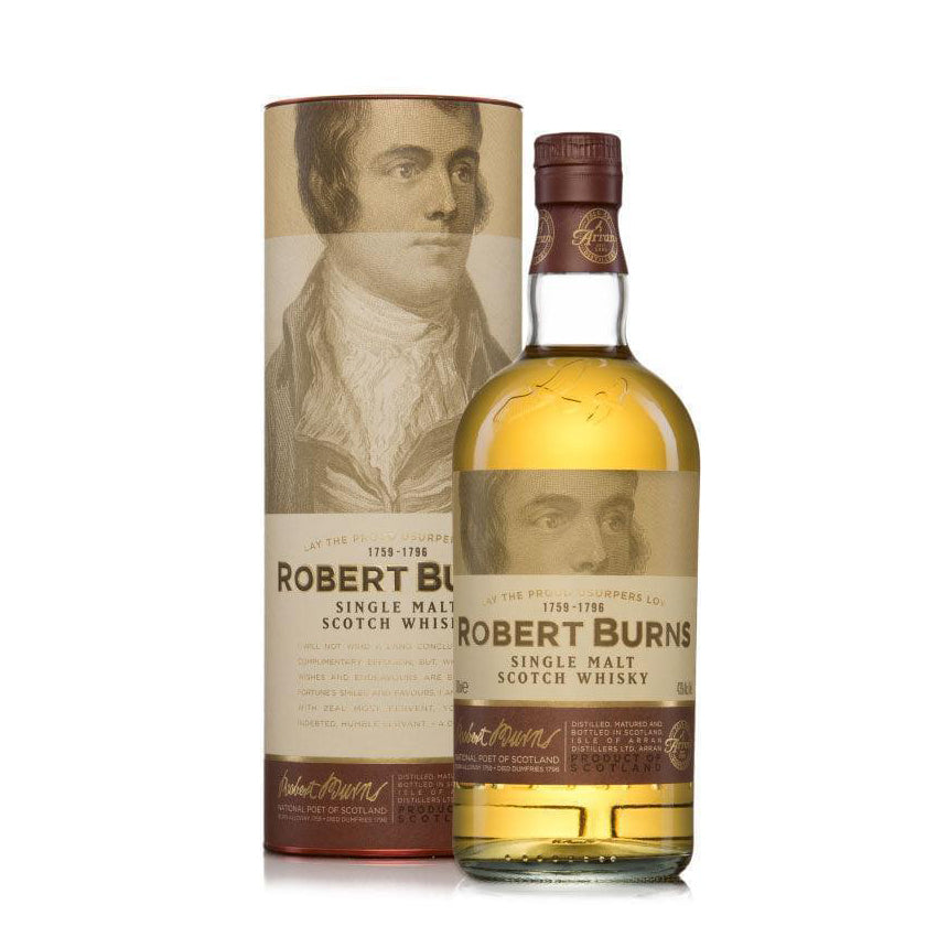 Arran, Robert Burns, whisky de pura malta