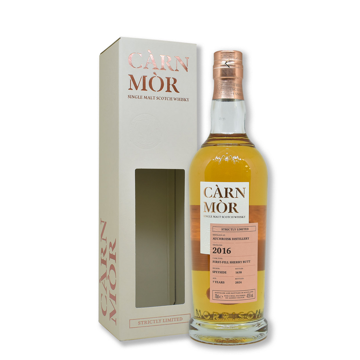 Auchroisk 2016, First-Fill Sherry Butt, Càrn Mòr, Single Malt Whisky