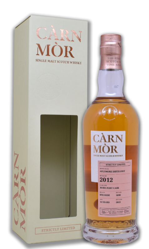 Aultmore, 2012, Ruby Port Cask, Càrn Mòr - Morrison Whisky