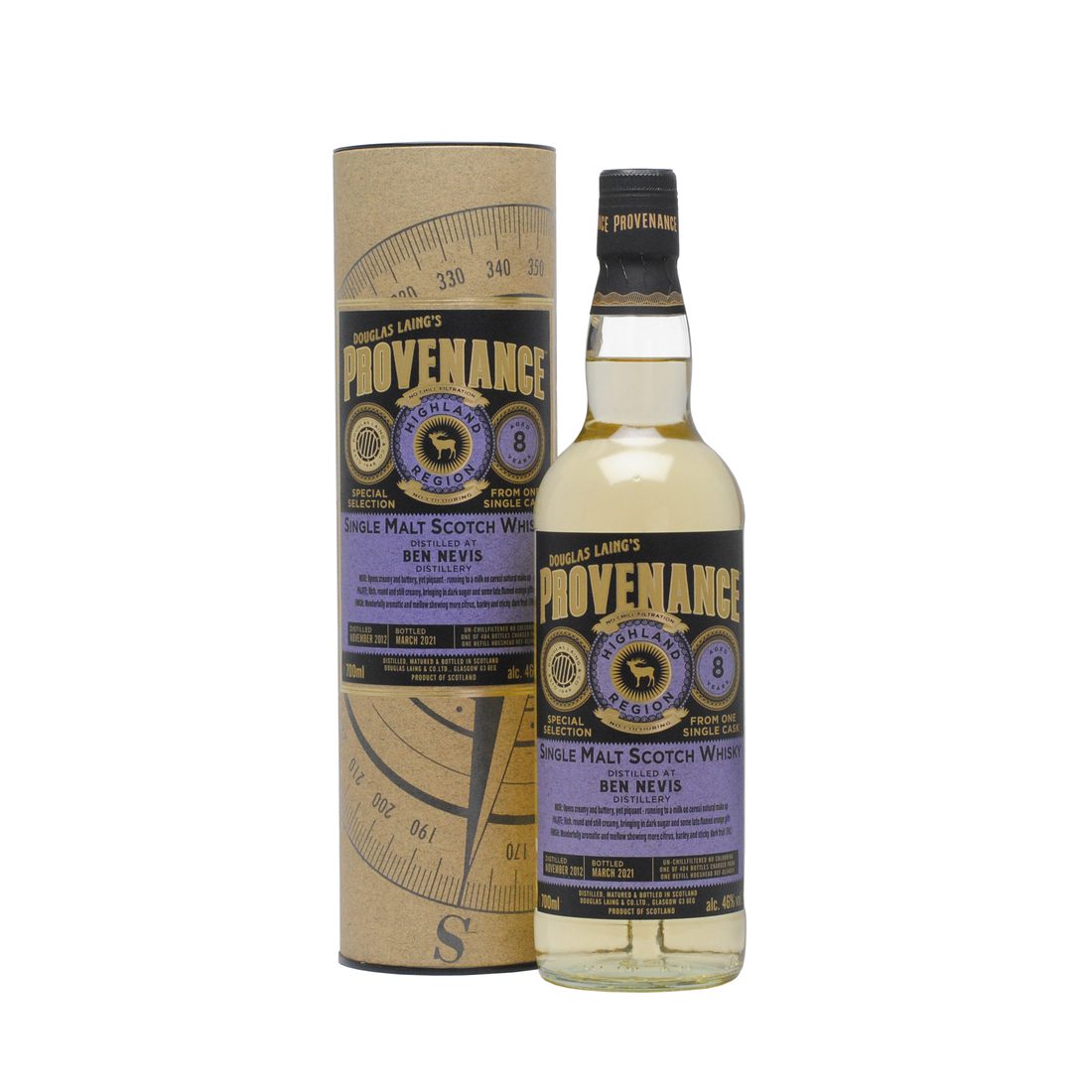 Ben Nevis 8, Provenance (Douglas Laing) Single Malt Whisky