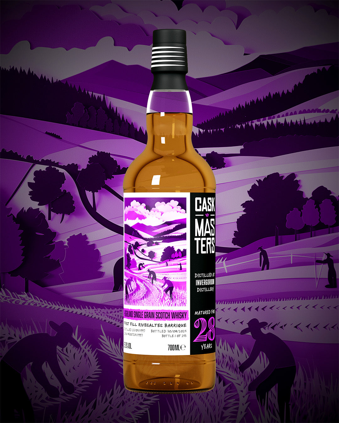 Brave New Spirits, Cask Master Distiller's Cut, Invergordon 28, Single Cask, Grain Malt Whisky, 70cl