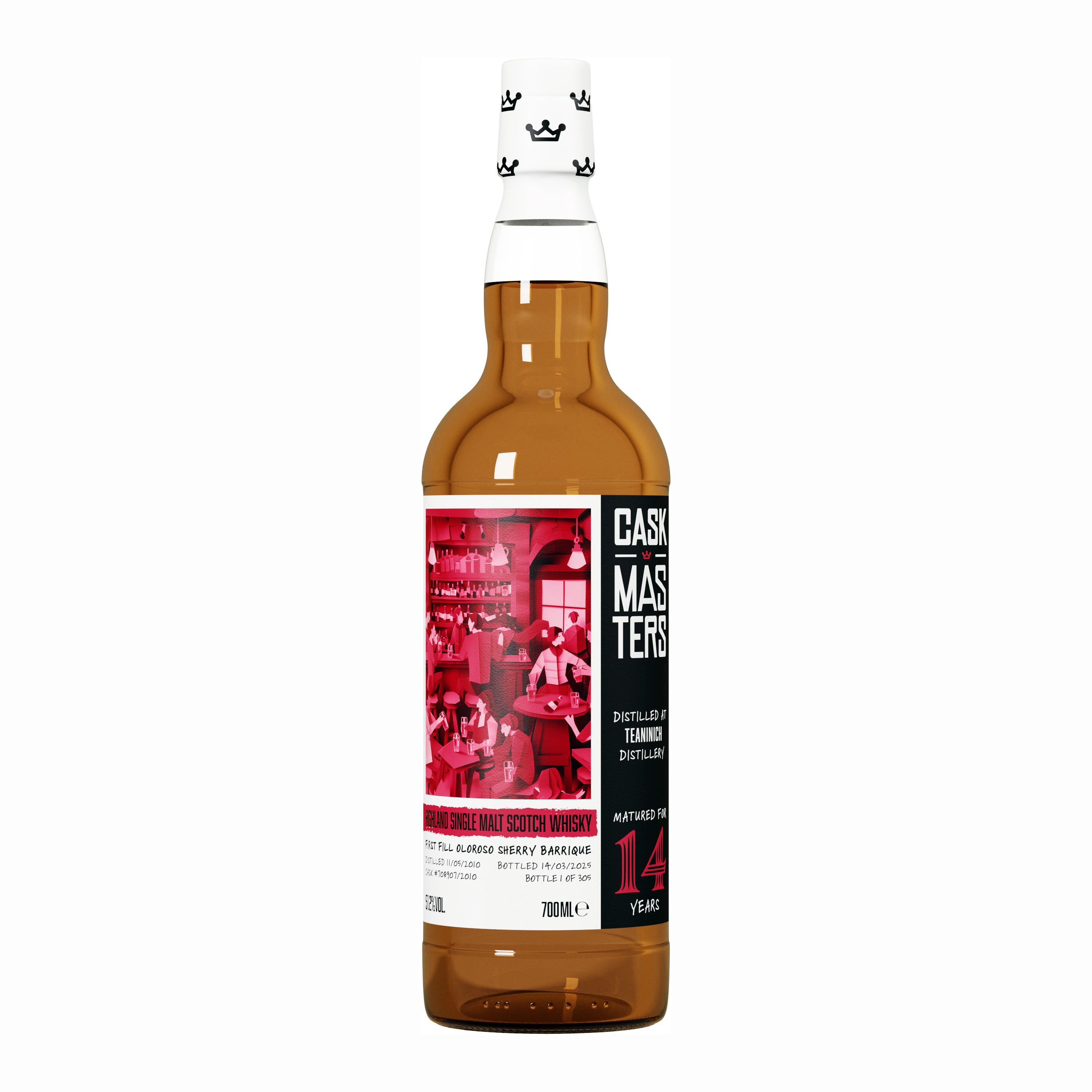 Brave New Spirits, Cask Master Golden Proof, Teaninich 14, Single Cask, Single Malt Whisky, 70cl