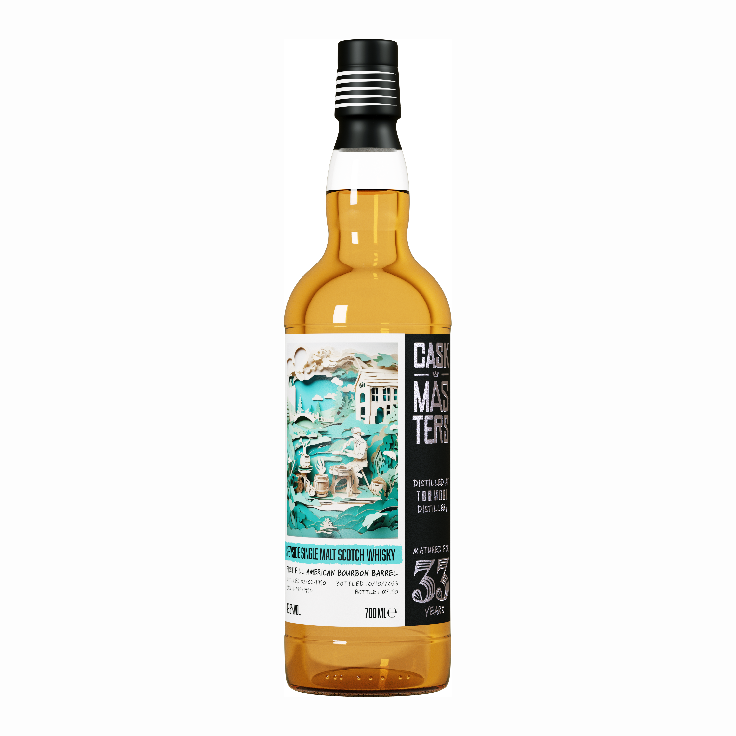 Brave New Spirits, Cask Master Rare & Exclusive, Tormore 33, Single Cask, Single Malt Whisky, 70cl