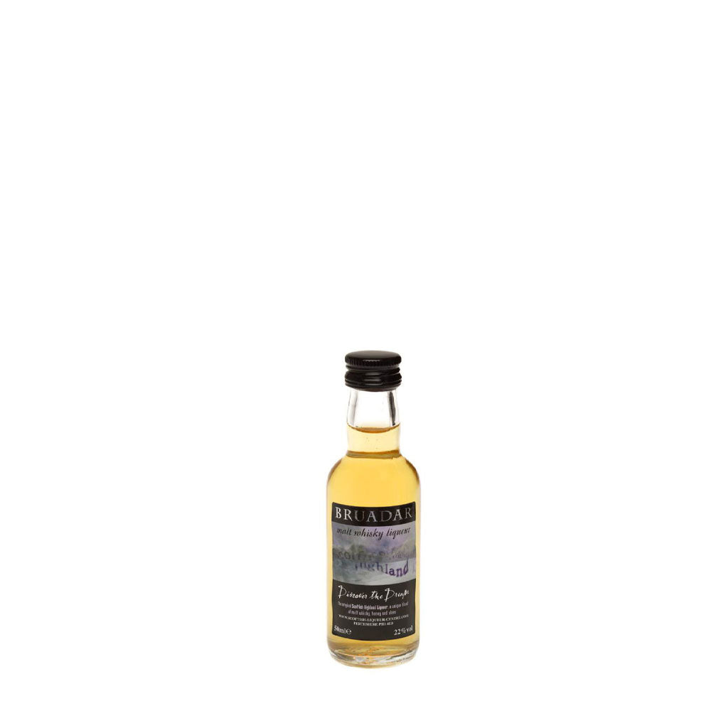 Licor de whisky de malta Bruadar - whisky miniatura 5cl