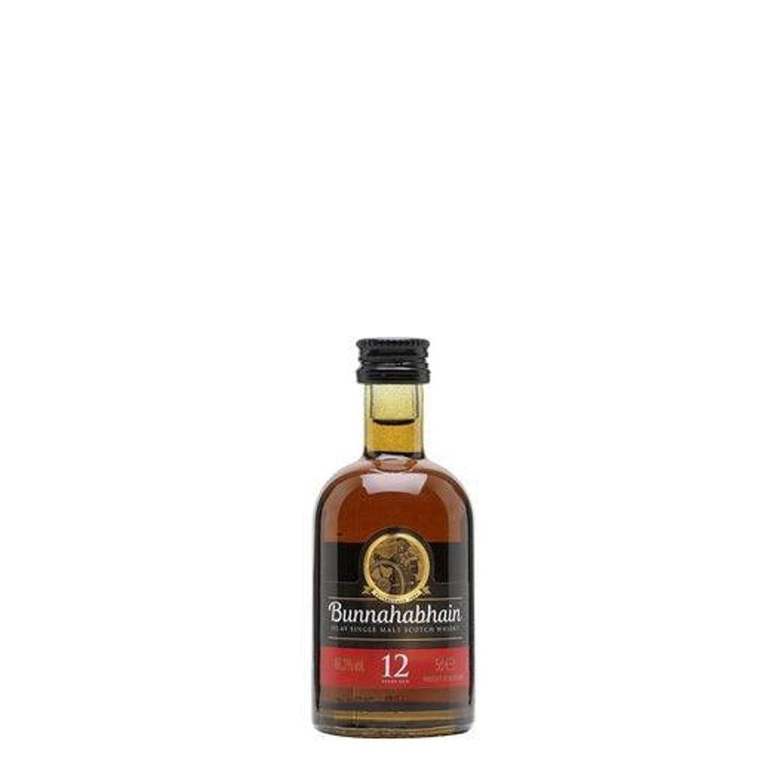 Bunnahabhain, 12 Single Malt Whisky, 5cl - Miniature