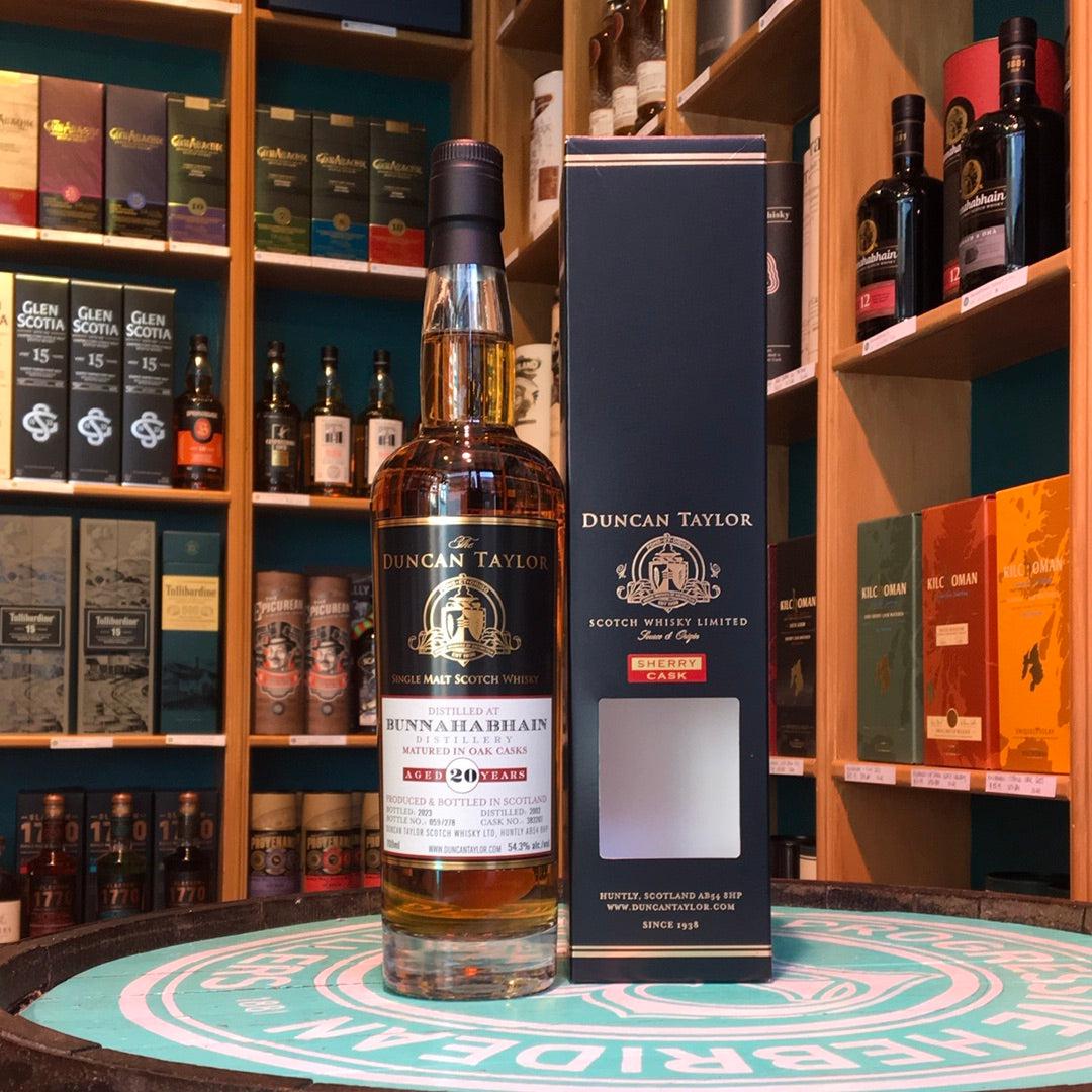 Bunnahabhain, 20 years, Single Cask 383207- Duncan Taylor Scotch Whisky