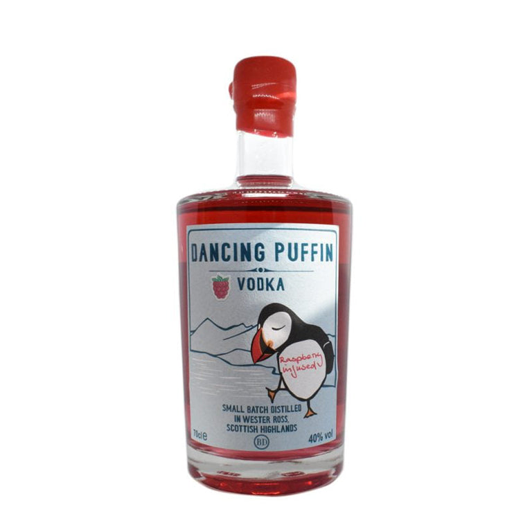 Vodka Dancing Puffin Frambuesa 70 cl