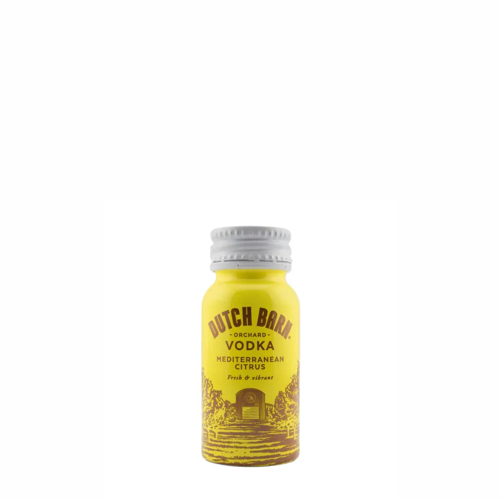 Dutch Barn Vodka, Mediterranean Citrus 5cl Miniature