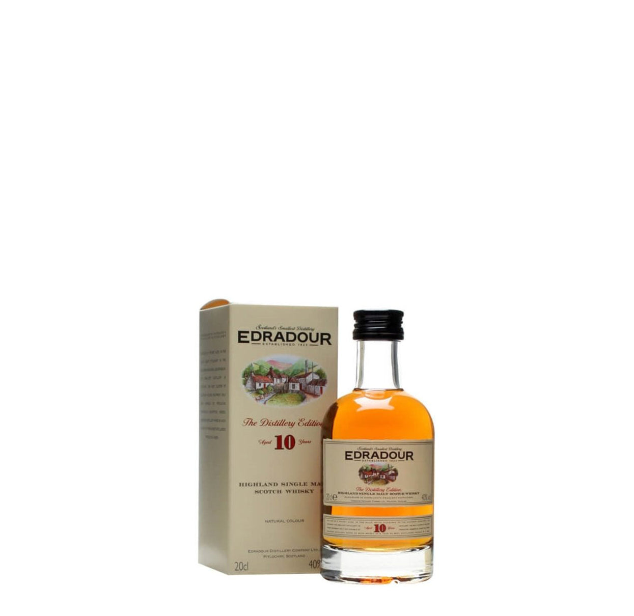 Edradour 10, Single Malt Whisky, 20cl